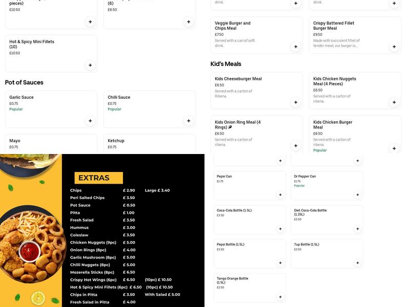 Best Kebab Bedford Menu