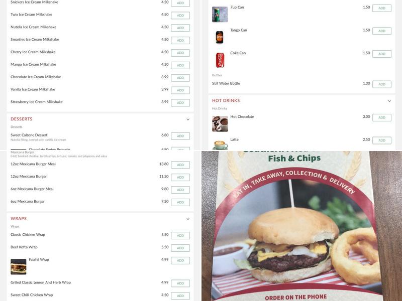 Favorita Gourmet Kitchen Menu