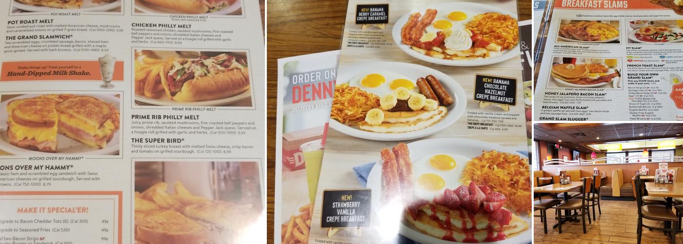 Denny's Restaurant Menu
