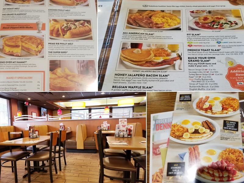 Denny's Restaurant Menu