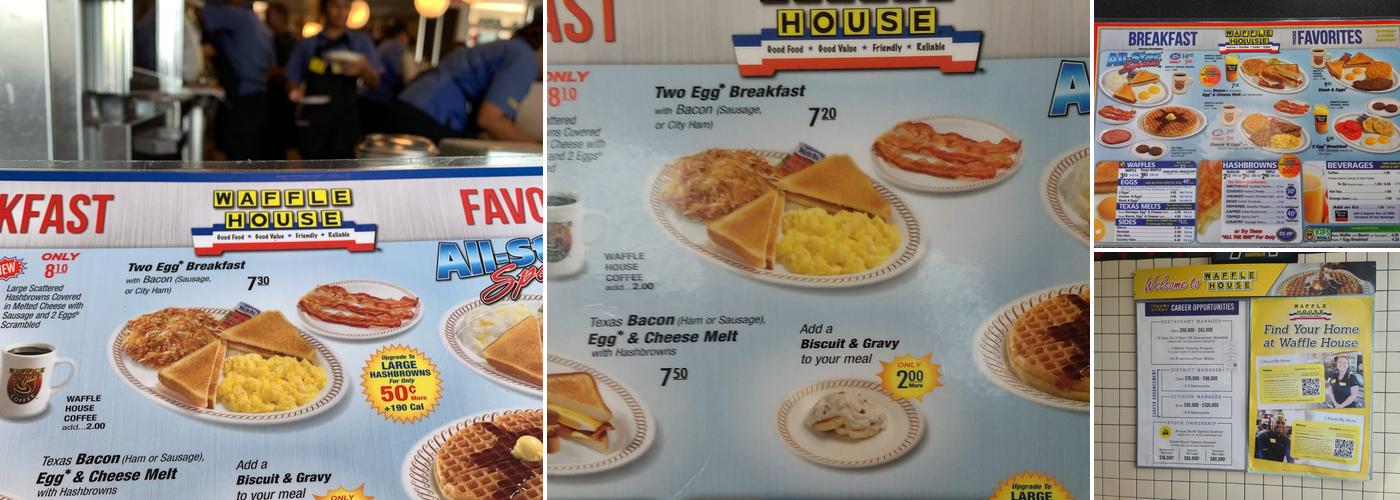 Waffle House Menu
