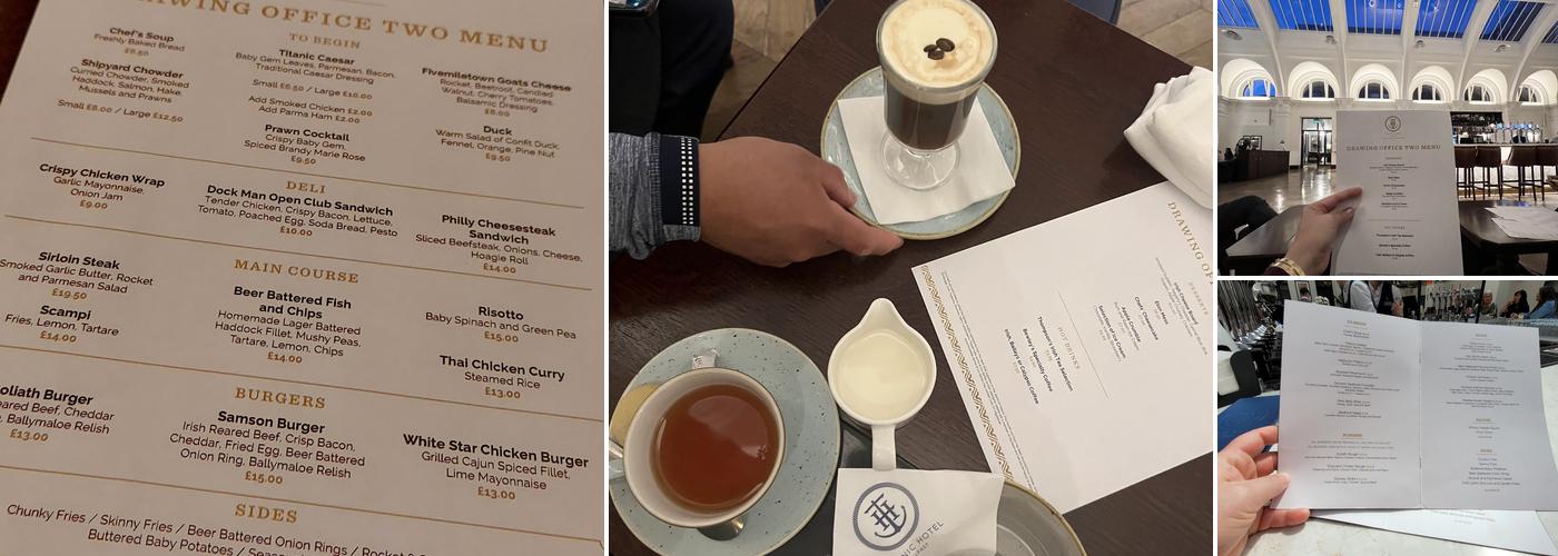 Drawing Office Two Bar Menu