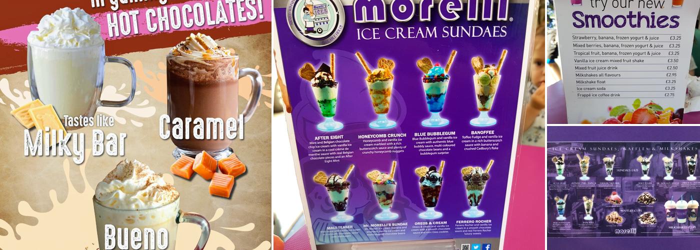 Morellis Belmont Road Menu