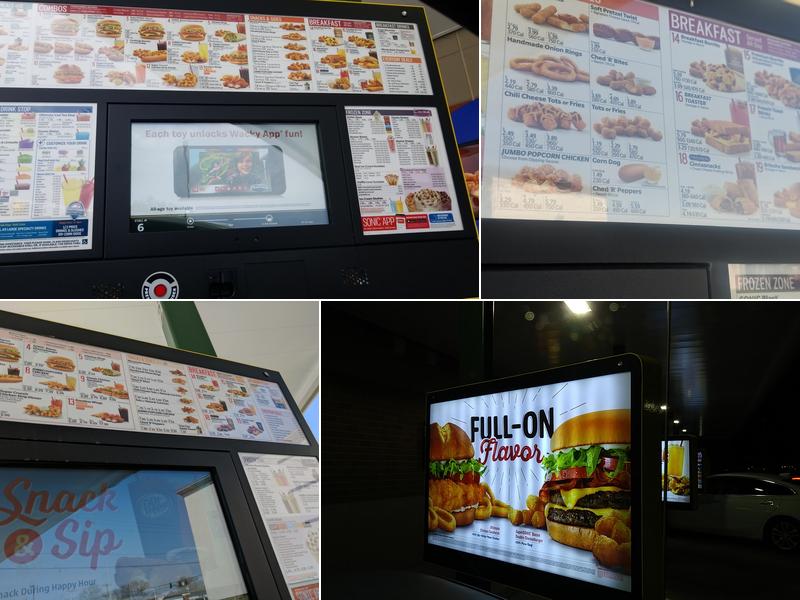 Sonic Drive-In Menu