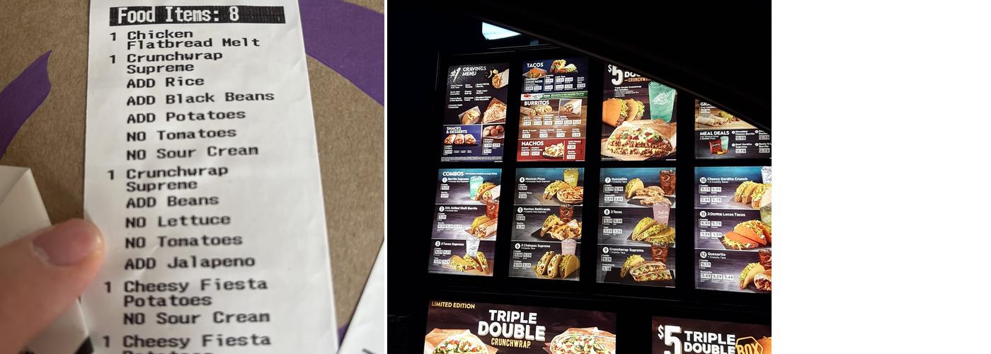 Taco Bell Menu