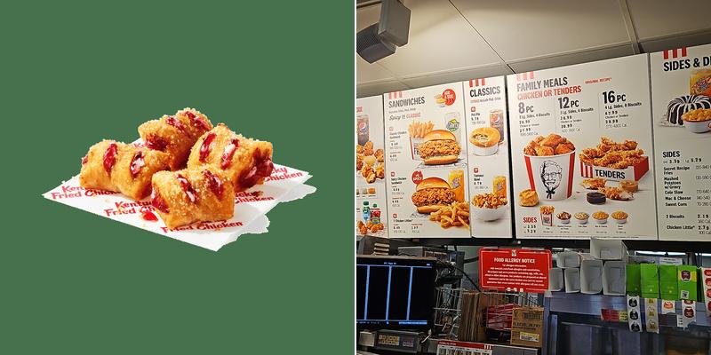KFC Menu