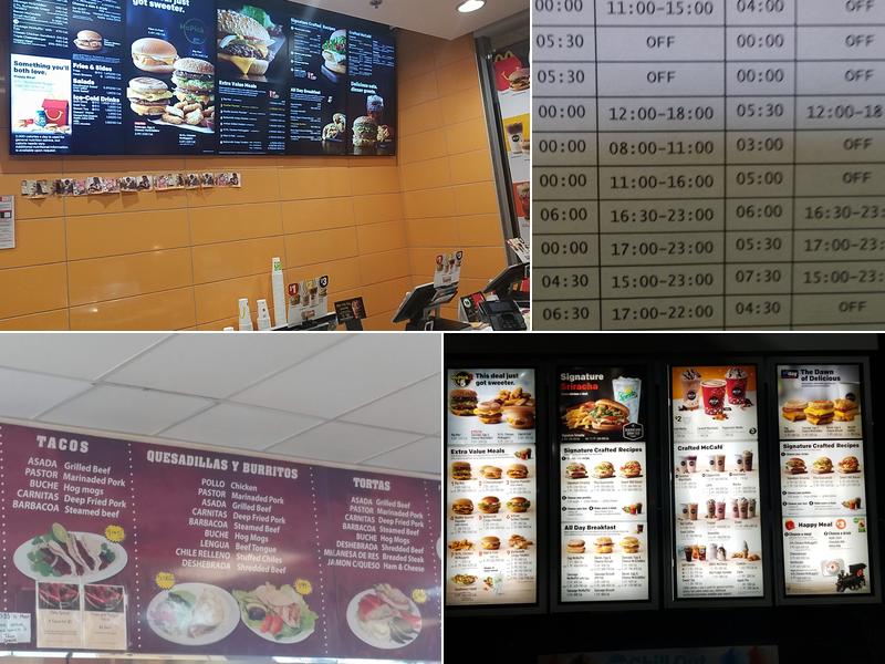 McDonald's Menu