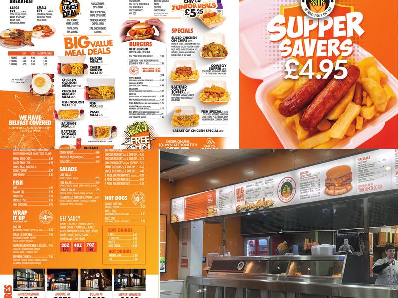 The Chip Company Menu