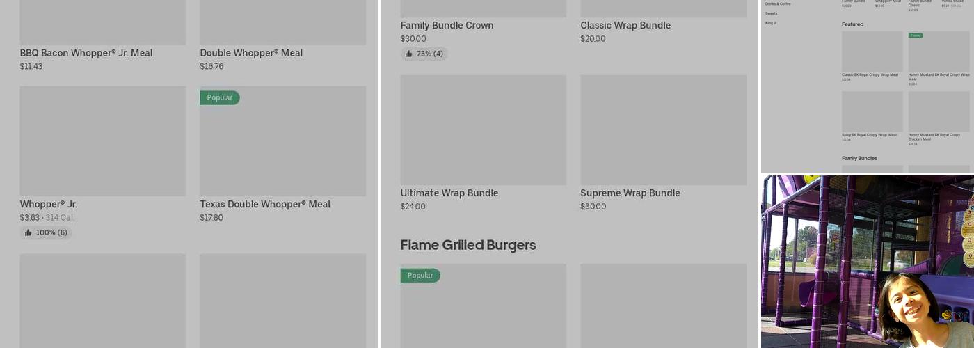 Burger King Menu