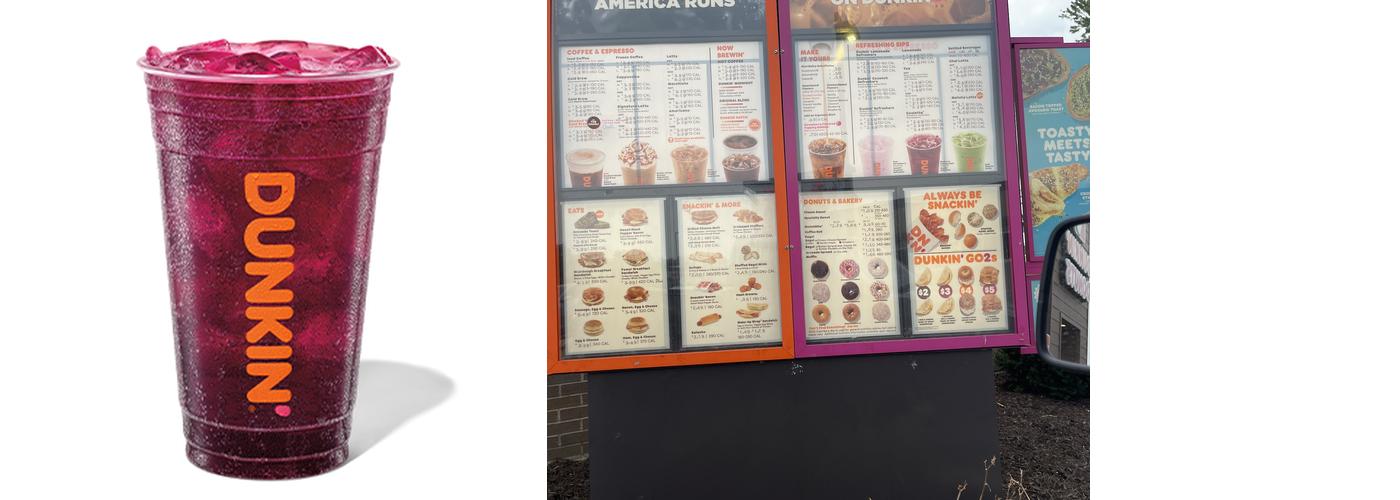 Dunkin' Menu