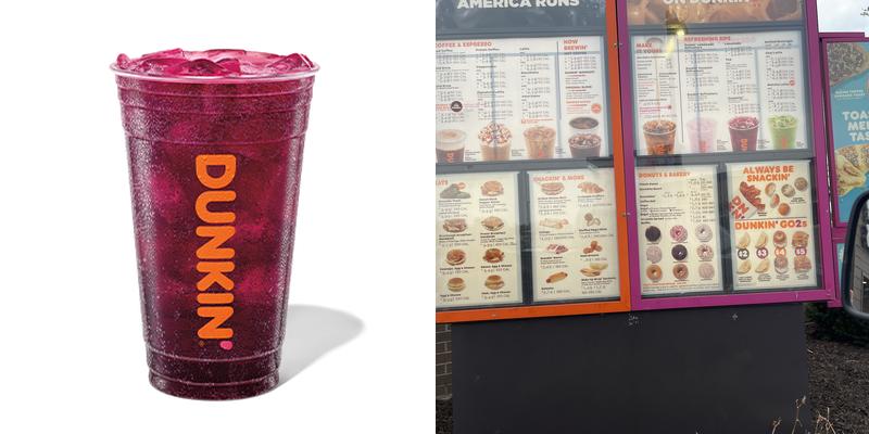 Dunkin' Menu