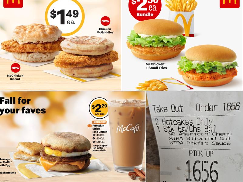 McDonald's Menu