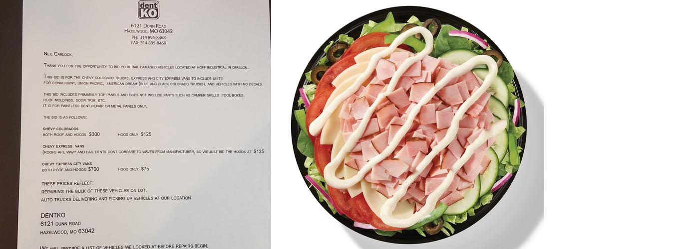 Subway Menu