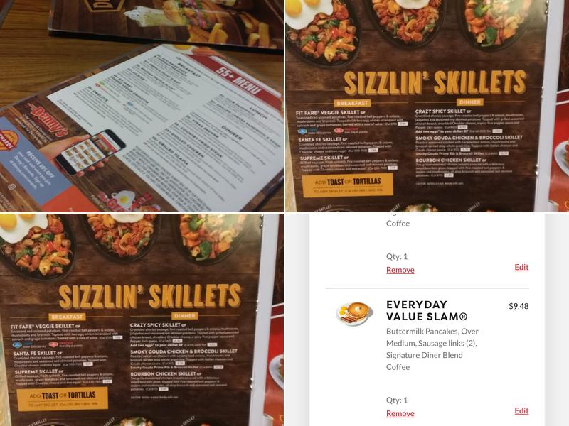 Denny's Menu