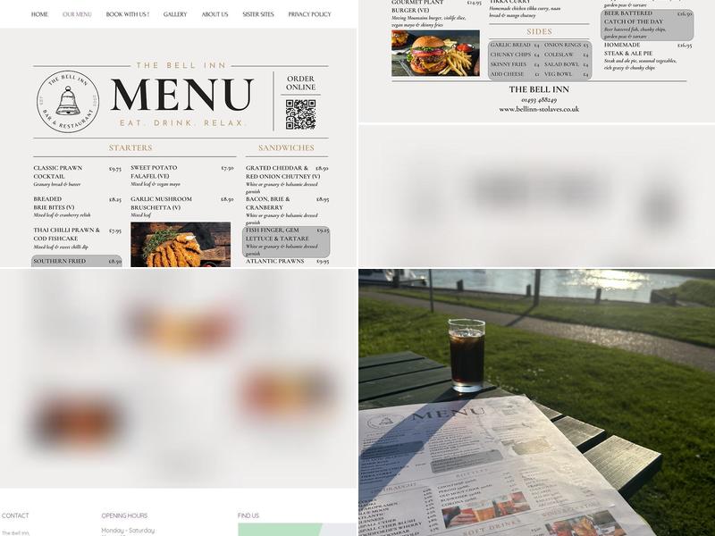 Bell Inn St Olaves Menu