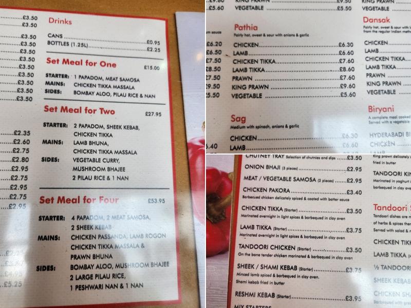 Pink Pepperz - Belvedere Menu