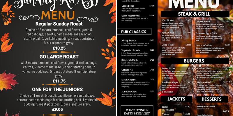 The White Swan Pub & Grill Menu