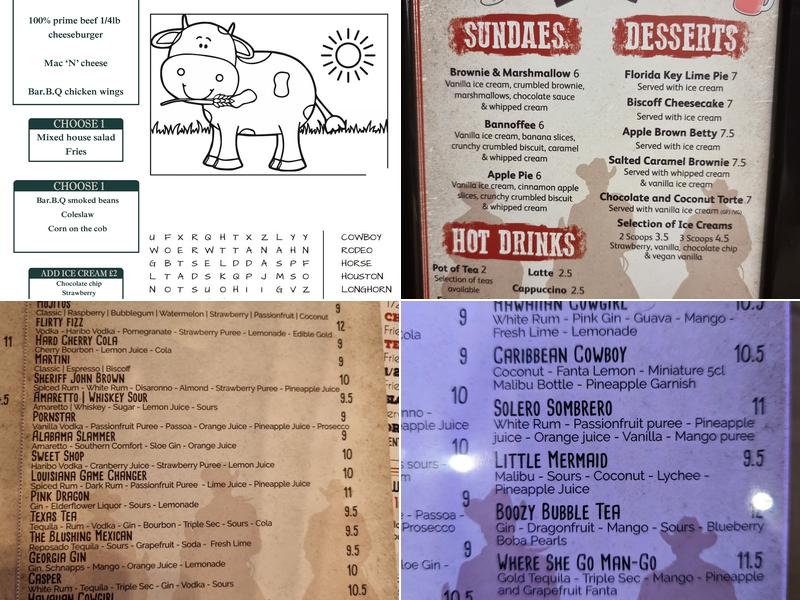 Bentleys Smokehouse Menu