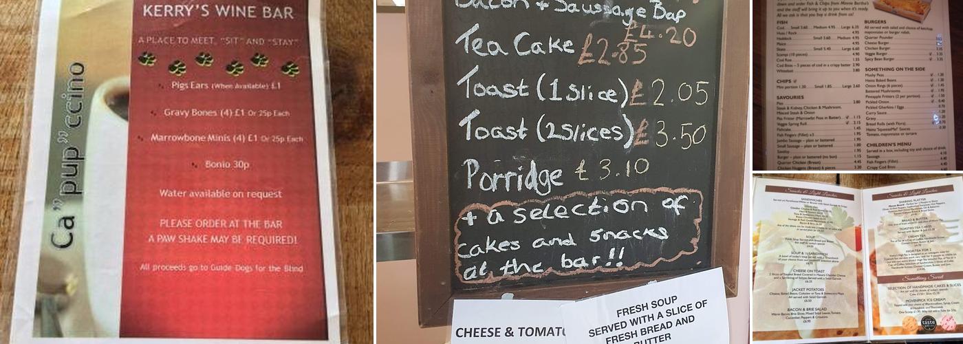 Kerry's Cafe and Wine Bar Menu