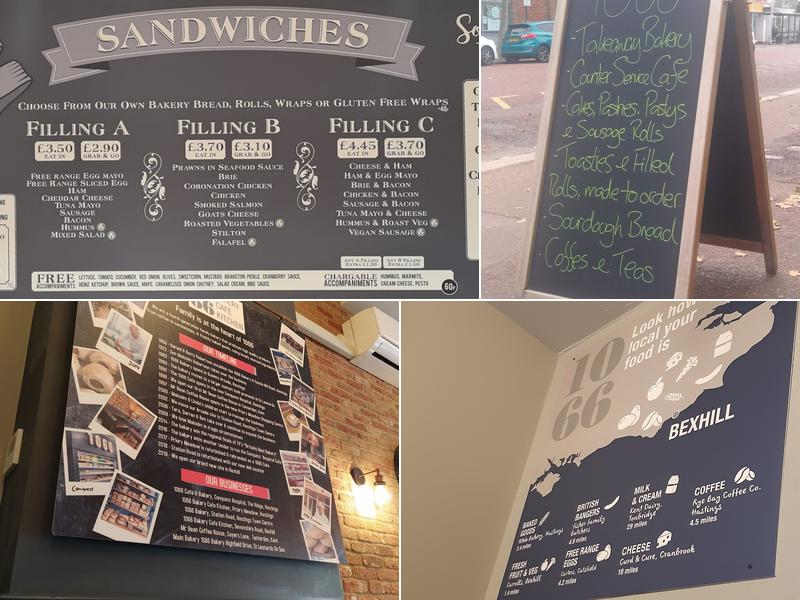 1066 Bakery Cafe Kitchen, Devonshire Road, Bexhill Menu