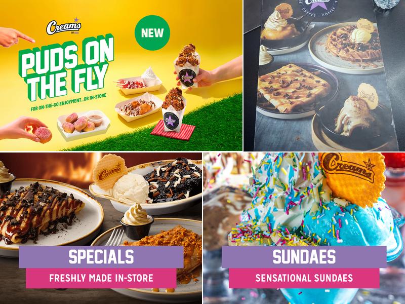 Creams Cafe Bexleyheath Menu