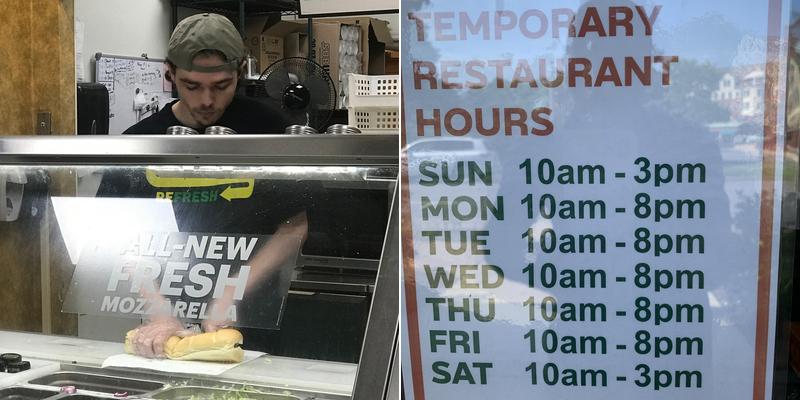 Subway Menu
