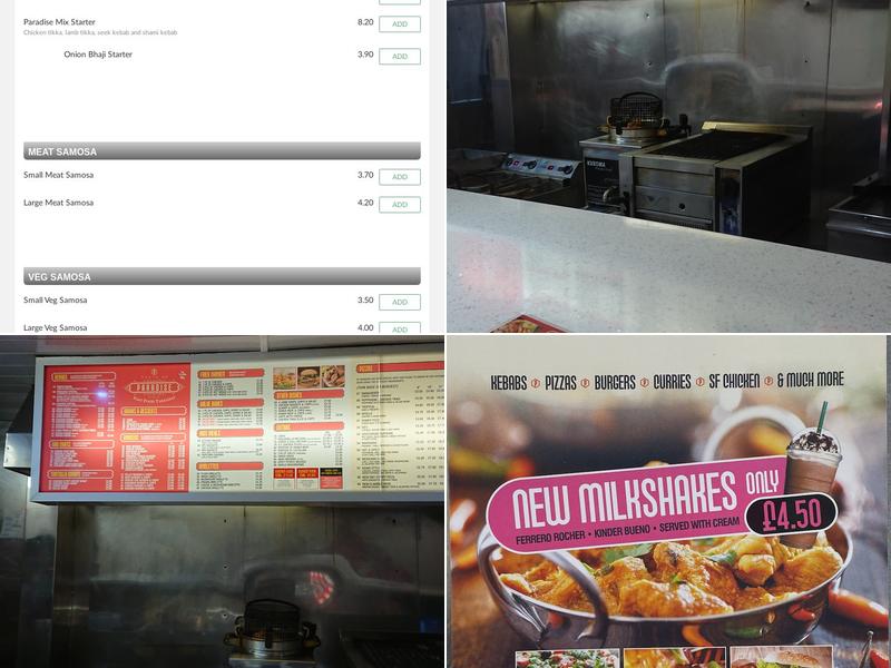 Taste of Paradise Menu