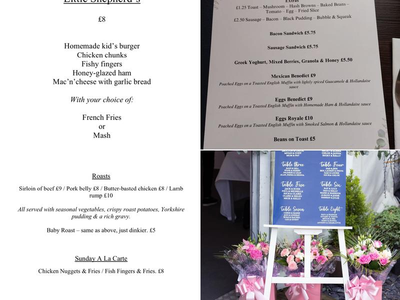 The Shepherd and Dog Menu