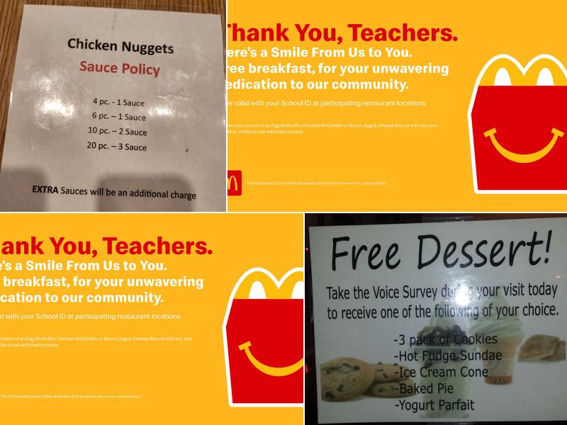 McDonald's Menu