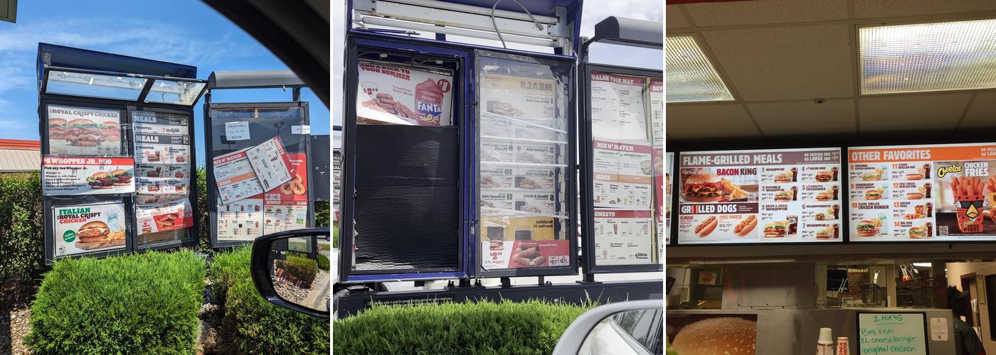Burger King Menu