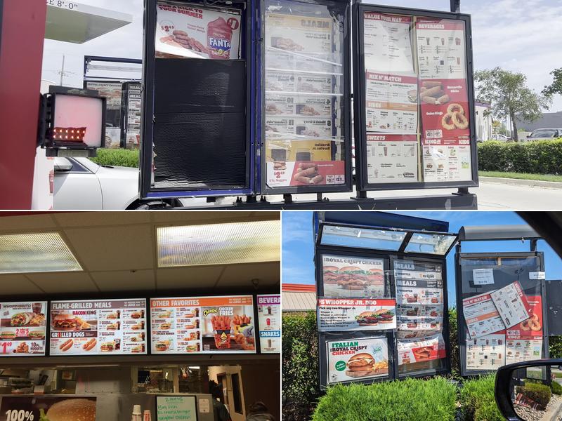 Burger King Menu