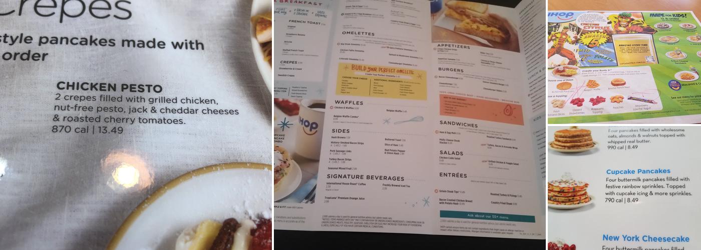 IHOP Menu