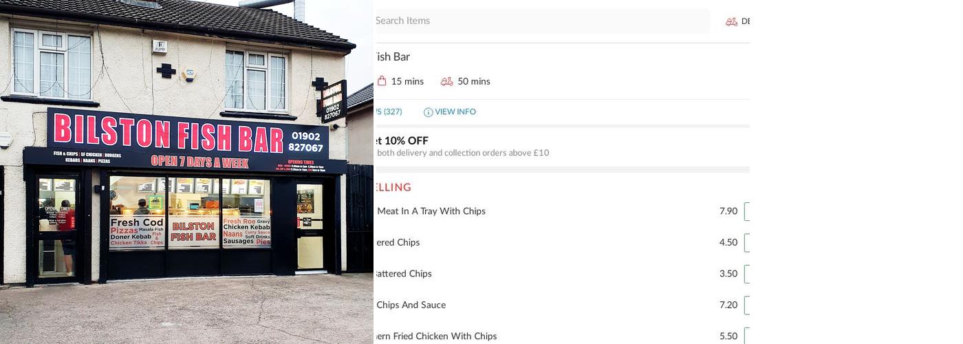 Bilston Fish Bar Menu