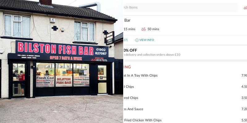 Bilston Fish Bar Menu