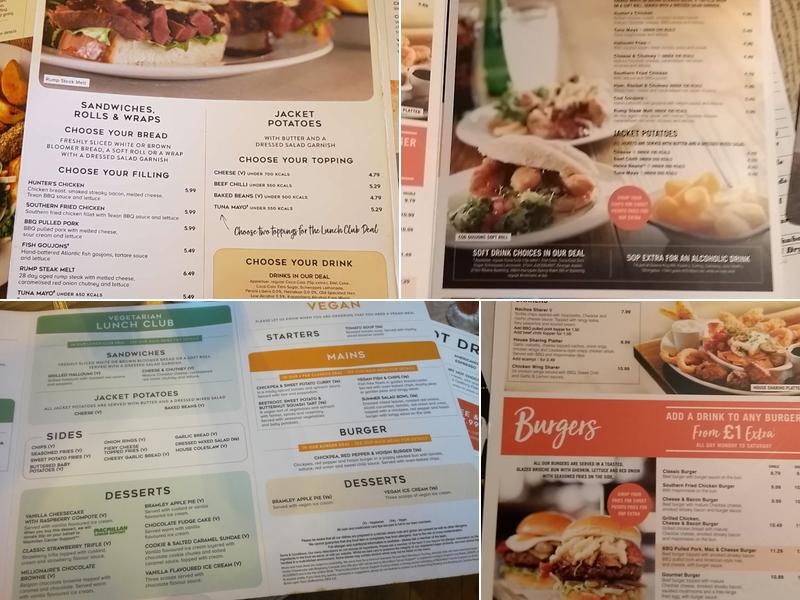 Caernarvon Castle Menu