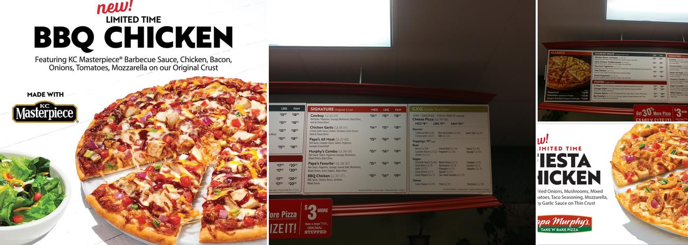 Papa Murphy's | Take 'N' Bake Pizza Menu