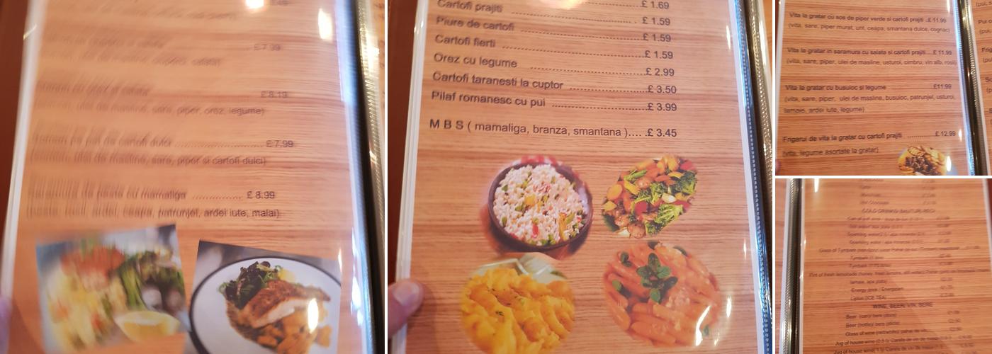 Friendly Fire & Flaming Grill Menu