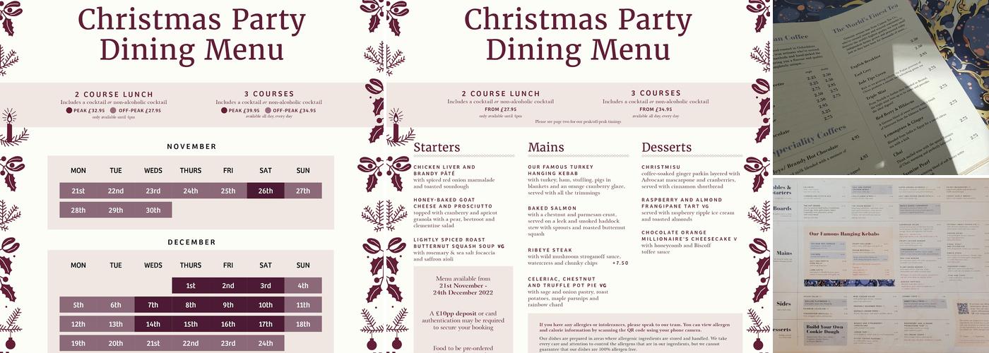 The Canal House Bar & Restaurant Menu