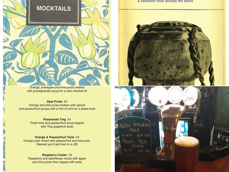 The Victoria, Birmingham Menu