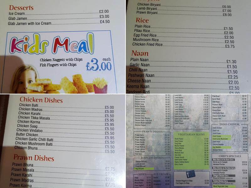 The Sportsman Club Menu