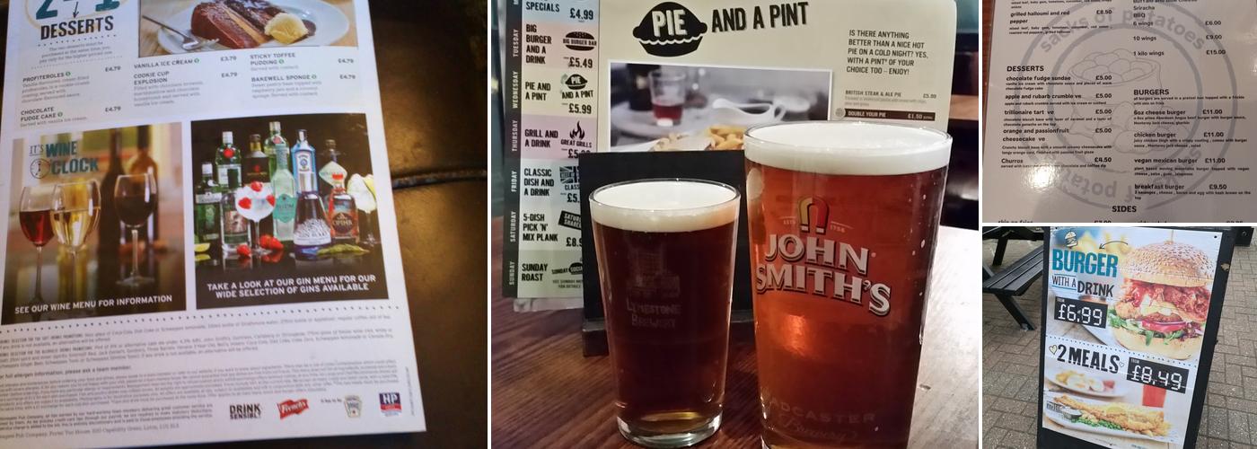 Sacks Of Potatoes Menu