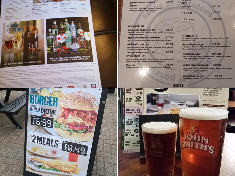 Sacks Of Potatoes Menu