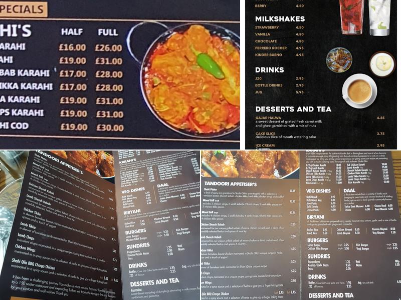 Shahi Qila Lahori Karahi and Steakhouse Menu