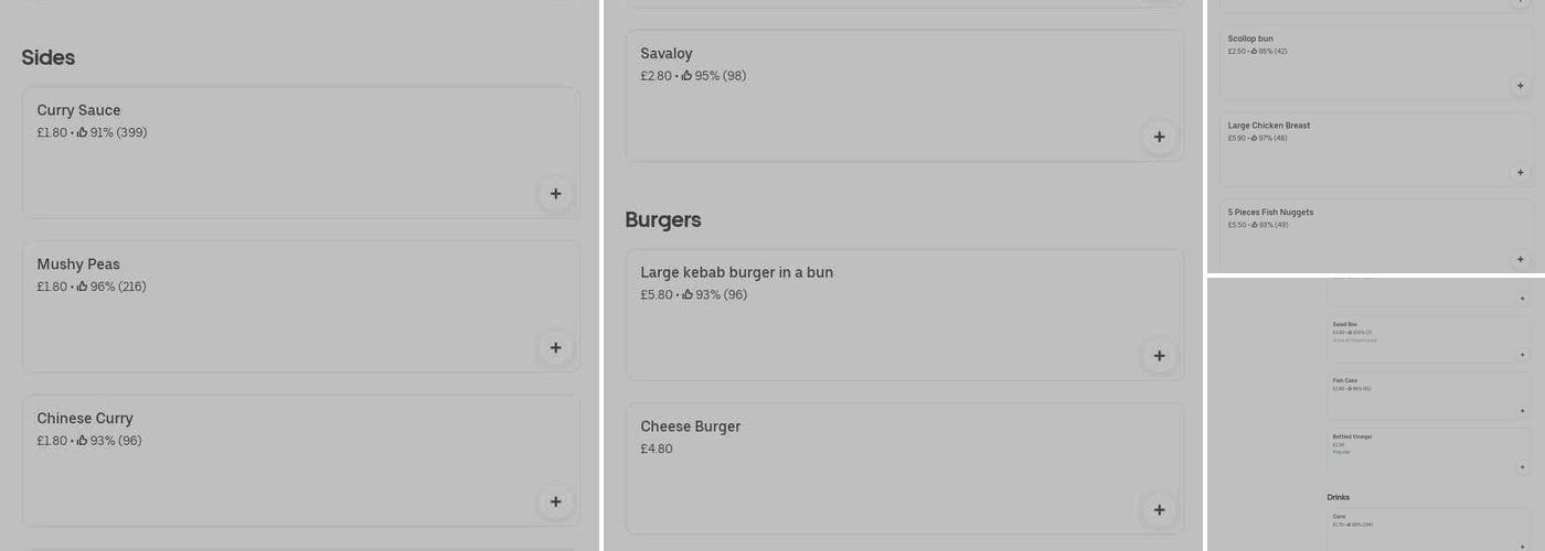 Sea Queen Fish Bar Menu