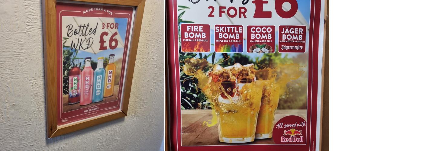 The Bull Ring Tavern Menu