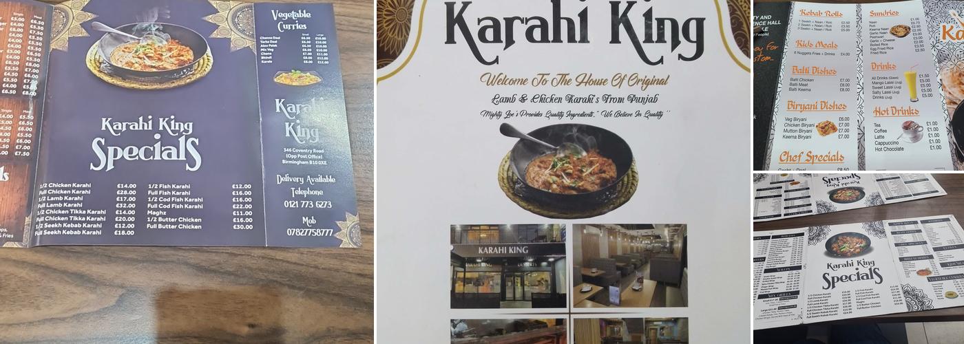 Karahi King Menu