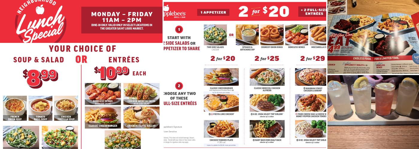Applebee's Grill + Bar Menu