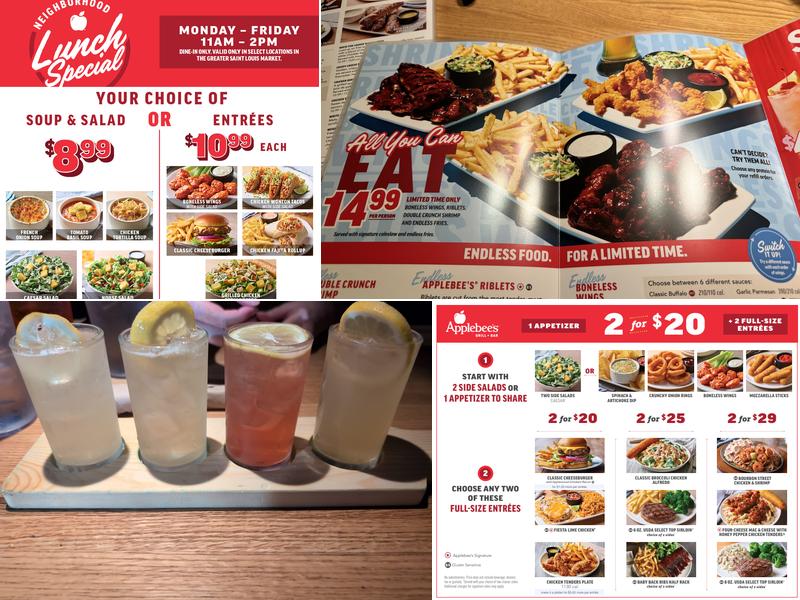 Applebee's Grill + Bar Menu