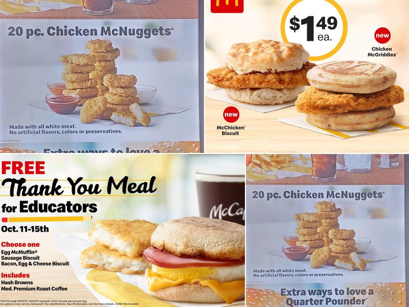 McDonald's Menu