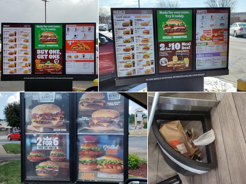 Burger King Menu